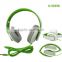 Premium stereo sound stylish cheap on ear headphones for music