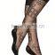 1682 30D hot sale sexy fashion jacquard silk stocking/knee high