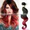 the outstanding ombre hair weft with pure smooth barazilian human hair