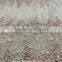 Nigeria royal bule and yellow beaded heavy lace fabric/african wedding lace fabric/tulle beaded lace fabric wholesale
