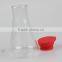 China Heat Resisitant Fancy Home Deco Wholesale Pyrex Glass Cooking Oil Dispenser With Rubber Lid