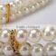 fashion all-match ladies and woman peal beads hook decoration narrow waist belt with metal chain