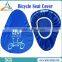 Custom LOGO waterproof blue bicycle seat cover