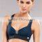 2015 fashion Navy plain sports yoga bra sale at cheap price