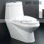 Bathroom toilet bowl washdown wc toilet s-trap 250mm one piece ceramic modern design toilet