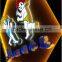 Acrylic led illuminated character for indoor decoration