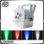 dance floor lighting 6*12W RGBWAUV wireless led uplighting