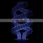 3D Optical Illusion Spirit Art Night Lamp Night Light 10 Colorful LEDs Ultra-thin Acrylic Light Panel AA Battery or DC 5V