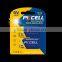 2016 PKCELL 9v Dry battery 6F22 carbon zinc battery for electronic instrument