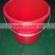 8L plastic bucket cheap with lid handle water bucket