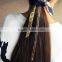 New fashion shiny star gold and silver temporary hair tattoos metallic hair strips tattoo factory