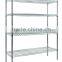 stylish 4 tier metal chromate plated decorative wire shelf HSX-2340