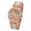ladies geneva crystal watch slim stone quartz women wrist watches