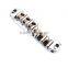 Chromeplate Guitar Bridge Roller Zinc Alloy Metal Adjustable DIY Kit