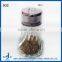round shape glass spice jar wholesale with metal hole lid