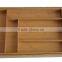 DT019/Bamboo Expandable Drawer Organizer,Utensil-Cutlery Utility Drawer Organizer