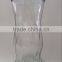 Inclined bar lines glass vase,flower shaped glass vase