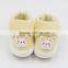 Newborn baby toddler shoes with soft sole yellow rabbit