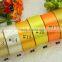 100% colored polyester satin ribbon ,Wedding decoration