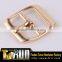 High quality light gold metal brass shoe buckle