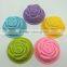 Soft texture and novelty cake mold silicone in rose flower shape