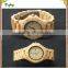 100% healthy Natural Original Water Resistant custom ladies men watch wood 2016