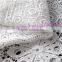 New products for big flower cotton yarn dyed fabric, white organic cotton lace fabric, cotton guipure lace fabric