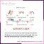 100% mink false eyelash extension glue Silk Lashes Packaging