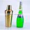Golden Cocktail Shaker With Printing Memorial Edition Mix Goblet Snow Grams Pot Bartender Essential Too