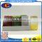 Clear glass jar glass mason jar with straw metal lid