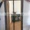 YS super fine hanging fly diamond mesh magnetic soft screen half door curtain auto snap closure curtain black