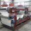 Sewage treatment belt type sludge dehydrator press filter