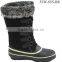 Ladies Anti-slip and Waterproof Fashion Snow Boots