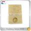 Custom printing golden hotstamping paper checking-in cards for hotels
