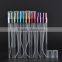 MUB 10ml refillable clear glass perfume spray bottle with aluminum atomizer