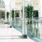 FO-9010 tapered square stainless steel plant pots