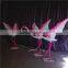 Outdoor decoration 3D LED christmas acrylic lighted pink flamingo
