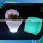 Romantic atmosphere rechargeable led cube with flashing color GKC-060RT