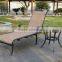 outdoor aluminum adjustable deck chair general use in garden and beach sets