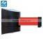 retractable belt barrier with 10m black belt