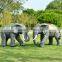  promotion outdoor decoration resin craft elephant fiberglass animals for sale