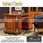 YB29 Luxirious cherry wood executive office desk office furniture /Classical Luxury Italian Design Solid Wood Office Table