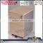 Cheap price under desk 3 drawer mobile pedestal filing cabinet made in China