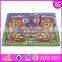 2017 New products develop intelligence children toy magnetic wooden maze ball W11H016