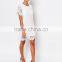 short sleeve lace cut fashion dress new design women casual dress