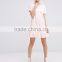 women's short sleeve Ruffle Hem Shift Dress