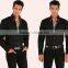 Mens Italian Slim Fit Shirt contrast collar fashion dress shirts