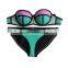 Fashion Hot Style Triangle Neoprene Crochet Bikini For Lady