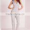 grey stitch detail sleeveless jumpsuit fashion new design