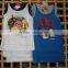 Hundered Percent Cotton Boys Singlets Set With Characters Print, Combed Cotton Children Set